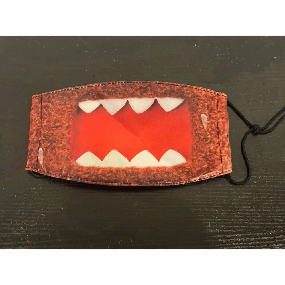 BRAND NEW Domo Kun Face Mask Costume Rave MADE IN TAIWAN CUTE DOMOKUN JAPAN